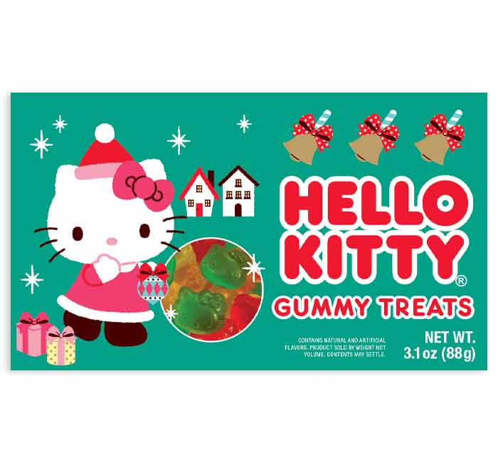 Hello kitty gummy threats Christmas