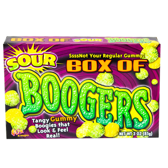 Sachet Boogers Sour, bonbons gélifiés acidulés