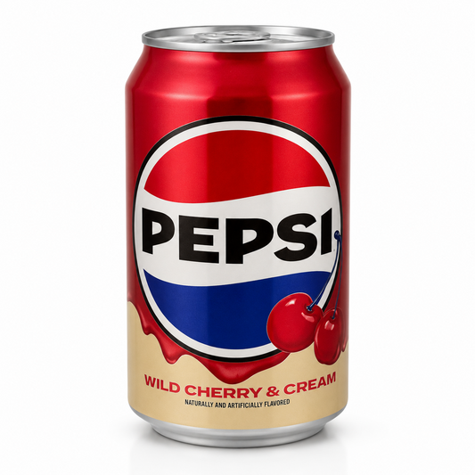 Pepsi Wild Cherry Cream - Cherry and Cream 355 ml