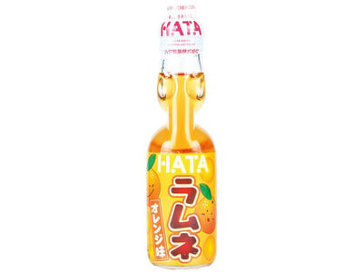 Bouteille Hata Ramune orange 200 ml à bille de verre