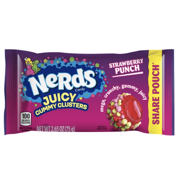 Nerds Juicy Gummy Clusters – Fraise Punch