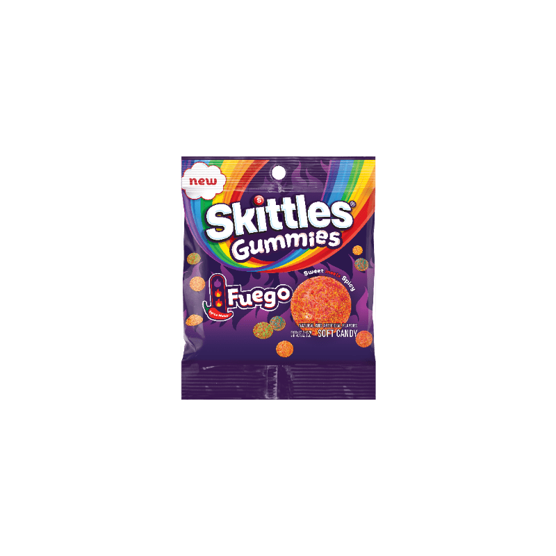 Skittles gummies fuego