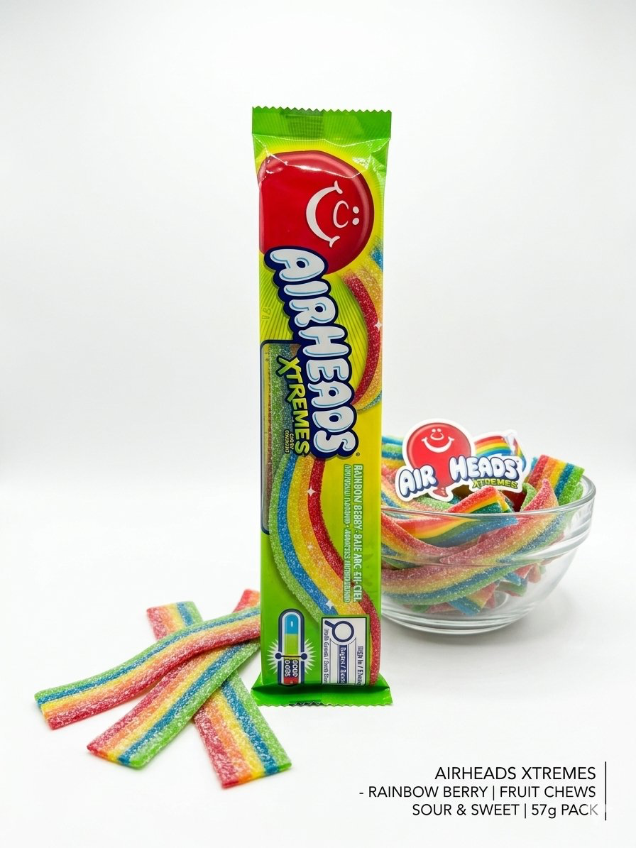 Airheads Xtremes – Baie Arc-en-Ciel 57 g