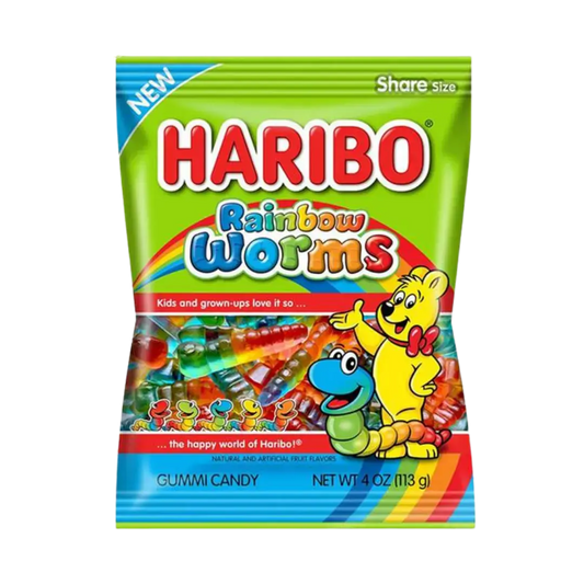 Haribo vers de terre arc-en-ciel