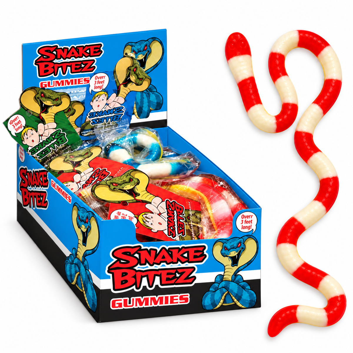 Snake Bitez – Serpent Gélifié Géant 198 g