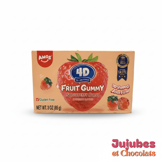 Amos 4D gummy fraises