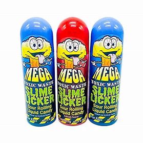 Toxic Waste Slime Licker, rouleau de bonbon liquide acidulé
